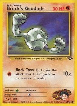 Amazon Pokemon Brock S Geodude 68 Gym Challenge トレカ 通販