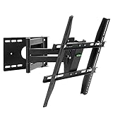 Henxlco Full Motion Articulating Tilt Swivel TV Wall Mount Bracket for most 26 29 32 37 39 40 42 47 50 inch Flat Screen Panel Plasma LED LCD TVs , some up to 52 53 55 inch, VESA up to 400X 400mm