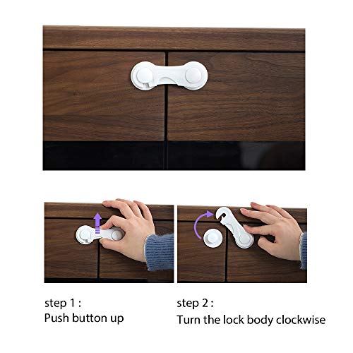 Mookis Baby Proofing Kit Child Safety Set Magnetic Cabinet Lock Corner Guards & Outlet Covers Child Safety Locks 34 Pcs - Thumbnail 5