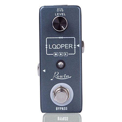 Rowin Looper Guitar Pedal Unlimited Overdubs 10 Minutes of Looping With
