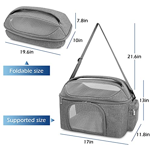 Henkelion Cat Backpack Carrier Pet Travel Bag, Small Dog Backpack for