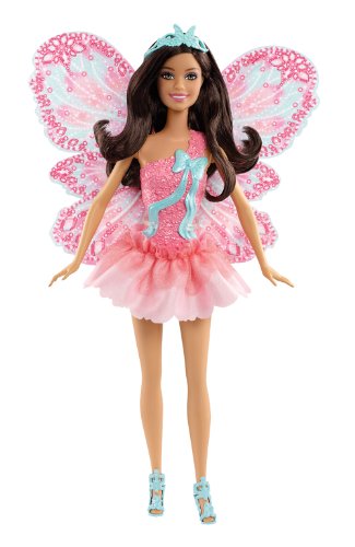 Barbie beautiful fairy brunette doll