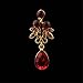 Hemlock Women Bohemia Jewelry Pendant Dance Necklace PartyEarrings (Red2)