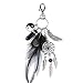 ACTLATI Boho Dream Catcher Keyring Fashion Natural Turquoise Charming Silver Feather Plane Leaf Keychain Women Bohemian