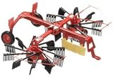 SIKU 2451 Fella Whirl Rake 1:32 Scale Metal/Plastic Red Farm Toy Tractor view 4