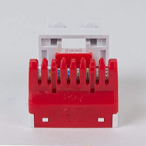 ICC CAT6 RJ45 Keystone Jack for EZ Style - Thumbnail 5