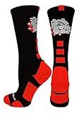 MadSportsStuff Bulldogs Logo Athletic Crew Socks (Multiple Colors)