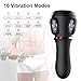 Male Vibrator Penis Training Cup with 10 Vibrating Modes - Adorime Male Masturbator Penis Trainer Stroker Toy for Men Erection & Sexual Endurance Prolonging