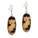 XOCARTIGE Dangle Earrings for Women Mottled Resin Acrylic Earrings Rhombus Drop Hook Earring for Girls