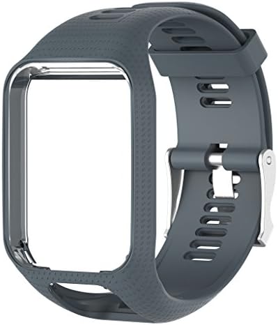 YiFeiCT Watch Band,Silicone Replacement Wrist Band Strap for Tomtom Runner 2 3 Spark 3 GPS Watch