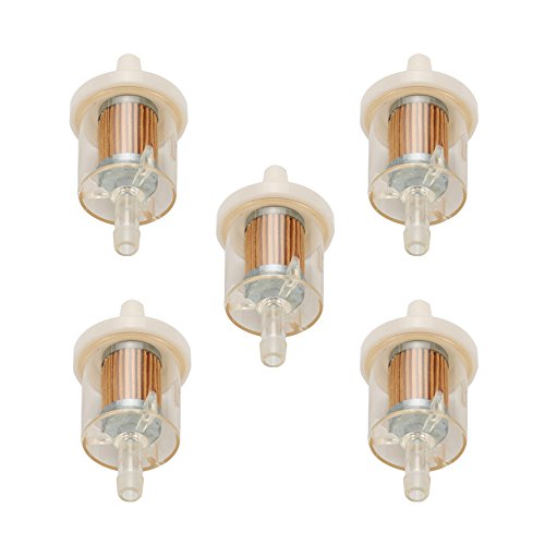Milttor 5 Packs 493629 691035 Fuel Filter Replace John Deere Toro/Wheel Horse 71-5960 Kohler