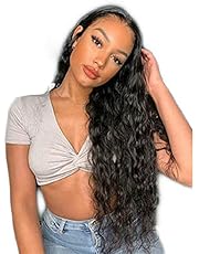 GUAGLL Women's Wig Long Curly Hair No Bangs Chemical Fiber Headgear 26" Adjustable Self-Adhesive Fabric