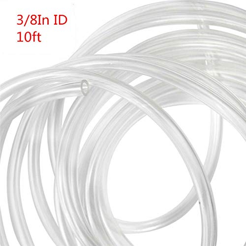 LinaLife 10FT (3Meter) PVC Clear Vinyl Tubing 3/8" Inner Diameter x 1/2'' Outer Diameter (9.5X12.7mm) Transparent Water Cooling Soft Tube Tubing Hose for PC Computer CPU Water Cooling System - Thumbnail 5