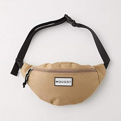 Amazon マウジー Moussy 斜めかけバッグ ウェスト ショルダーバッグ レディース ウエストバッグ 大容量 旅行 仕事 男女兼用 Yellow 斜めかけバッグ