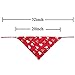 KZHAREEN 2 Pack Christmas Dog Bandana Reversible Triangle Bibs Scarf Accessories for Dogs Cats Pets Animals