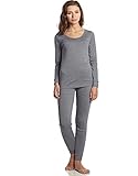 Leveret Womens Solid Marled 2015 2 Piece Pajama 100% Cotton (Size XS-XL)