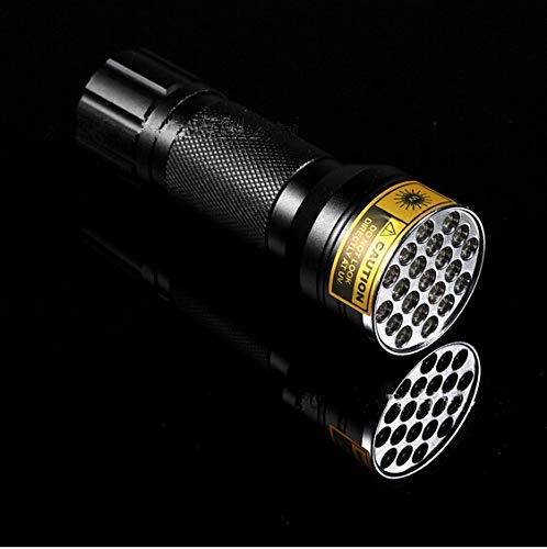 The Wolf Moon® Flashlight / Blacklight,Utlra Violet LED 21 LED 395nm, UV LED Flashlight, Pet UV Urine & Stain Detector, Find Stains on Clothes, Carpet or Rugs