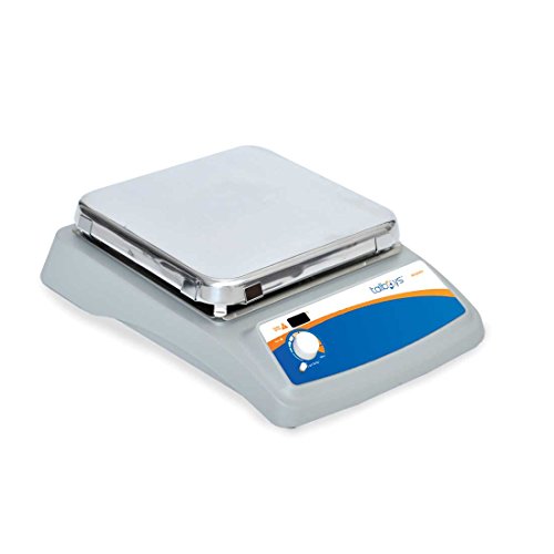 Talboys 984TA7AHPEUA 7" x 7" Aluminum Top Advanced Hot Plate, 14.8" Length x 9.9" Width x 4.3" Height, 5 to 400 Degrees C, 230V