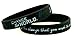 (6-Pack) Change The World, Dream, & Be Yourself - Inspirational Quote Wristbands for Men Women