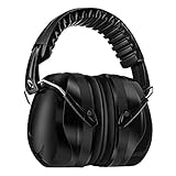 Homitt Sound Ear Muffs Hearing Protection, Noise Reduction Safety Earmuffs, Ear Defenders SNR 34dB with Noise Cancelling Technology for Shooting, Hunting, Working or Construction, with A Carry Bag