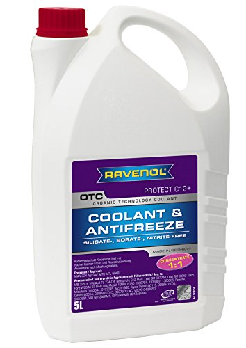 RAVENOL J4D2001 OTC C12+ Coolant Antifreeze Concentrate (G12 Plus) (5 Liter)