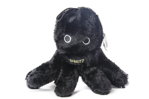 Copa Judaica Chewish Treat Schmutz Octopus Squeak Plush Dog Toy, 3 by 2.5 by 6-Inch
