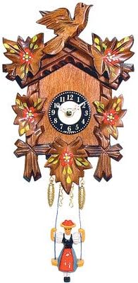 Alexander Taron Engstler Battery-Operated Clock - Mini Size with Music/Chimes - 6.75" H x 5" W x 2.75" D