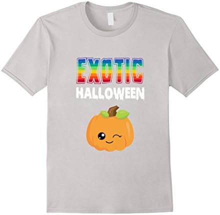 Mens Exotic Halloween T-Shirt -- Funny Gay Pride LGBT Small Silver