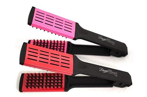 DIANE TOURMALINE CERAMIC HAIR STRAIGHTENING BRUSH (#9705)