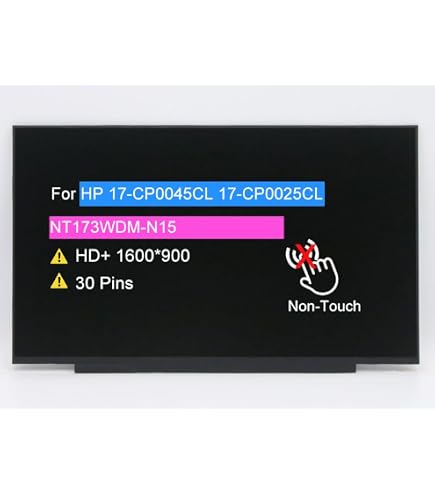Dalle écran LCD LED 17.3" Pour HP Envy 17-CG1000SL - Full HD 1920x1080 - Connecteur 30 Pins - Neuf Avec Garantie