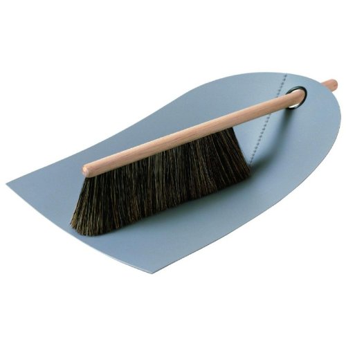 Normann Copenhagen Dustpan and Broom Light Grey