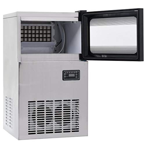 vidaXL Eiswürfelbereiter 420 W 45kg/24h Eiswürfelmaschine Eiswürfel Ice Maker – Bild 7