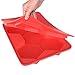 GuteKüchen Hexagonal Silicone Burger Press with 5 Divisions for Tasty and Healthy Patties that Easily Stacks for Freezer and Chiller Storage, also Safe and Perfect for Outdoor Picnic or Party. Red