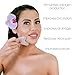 Rose Quartz Roller for Face, Gua Sha Facial Massager & Facial Mask Brush Tools Set - Anti Aging, Eye Puffiness, Neck Slimming Skin Care Tool - Durable & Natural Jade Roller Alternative by Mostelle