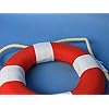 Vibrant-Red-Decorative-Lifering-With-White-Bands-6-Life-Preserver-Decoration Vibrant-Red-Decorative-Lifering-With-White-Bands-6-Life-Preserver-Decoration