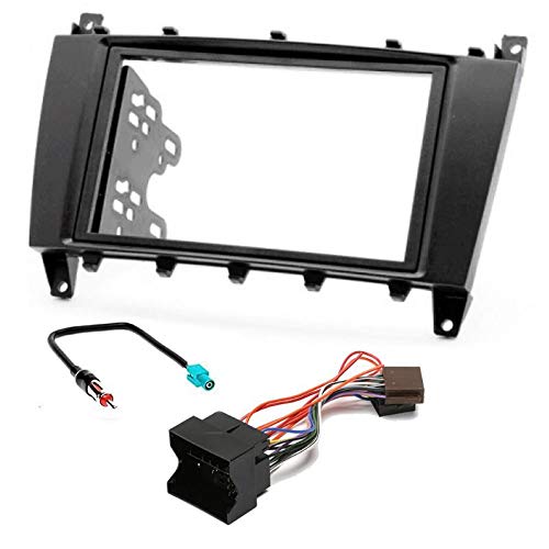 Sound-way 2 DIN Car Radio Frame Fascia for Mercedes Benz