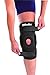 MUELLER Sports Medicine Hinged Wraparound Knee Brace, Knee Pain Relief Support for Men and Women, Ideal for Arthritis, Sprains, Black, X-Large