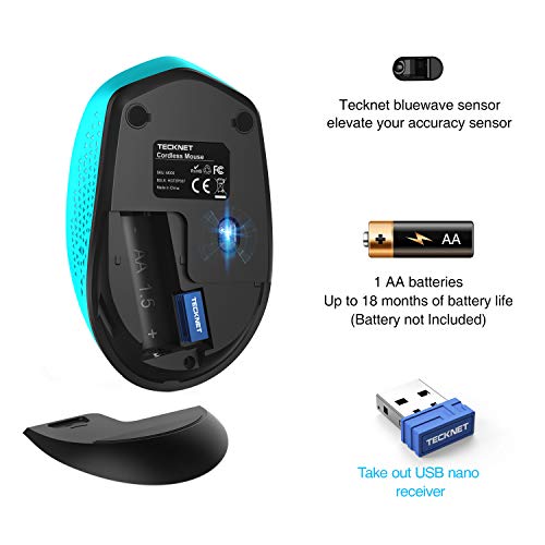 Wireless Mouse, Small Computer Mouse for Kids, 3 Adjustable DPI