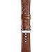Icarercase Vintage Series Leather Strap with Metal Clasp Buckle for Apple iWatch (Brown, 38mm)