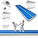 Happybuy Inflatable Gymnastics Tumbling Mat Air Tumbling Track w/Electric Pump Air Floor Mat for Home Use/Cheerleading/Beach/Park and Water (1X3M / 3.2X9.8FT)