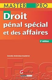 Droit pénal spécial et des affaires