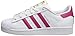 adidas Originals Kids' Superstr Foundation, White/Pink/White, 6 M US Big Kid