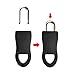 Willbond 32 Pieces Zipper Pulls Zipper Replacements Zip Fixer Repair Zip Pull Tags for Clothes, Bags, 2 Styles, Black Color