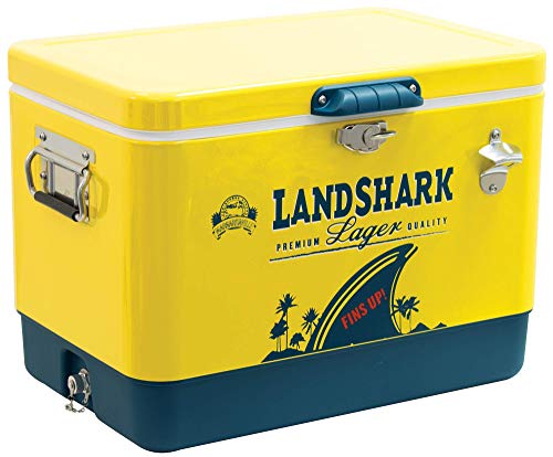 Margaritaville 54 Quart Steel Portable Cooler with Bottle Opener – Landshark