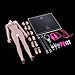 Flameer 1:6th Super-Flexible Female Stainless Steel Body with Hands Feet for Phicen Figure Doll Toy New Wheat Skin