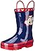 Josmo Character Shoes Boy's Disney Mickey Mouse Rain Boot-K, Navy/Red, 11/12 M US Little Kid