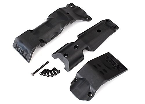 Traxxas 8637 Skid Plate Set Skidplate, Black
