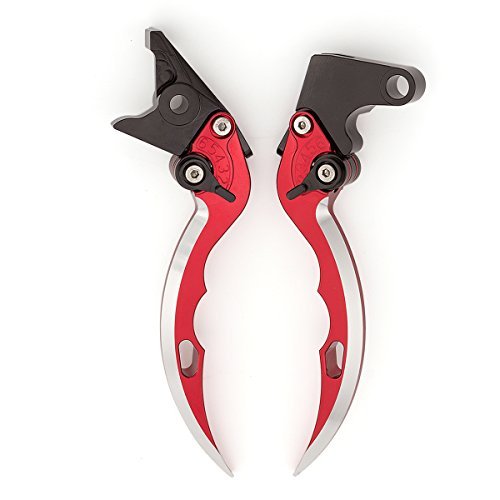 FXCNC Racing Blade Brake Clutch Levers Fit for Kawasaki NINJA 250R 08-12,NINJA 300R Z300 13-17,KLX250 D-TRACKER 08-16,KLX125/D-TRACKER125 10-16,KLX150S 09-13,VERSYS 300X/Z125 pro 2017