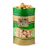 Dry Roasted Macadamia Nuts Lightly Salted with Red Sea Salt- Oh! Nuts (11 Ounce Bag)