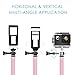 Selfie Stick Tripod 59Inch Valentines Day Gifts Extendable Phone Tripod for iPhone 12/12 PRO/11/11 PRO/X/XS max/XR/8/7/6/Plus,iPad,Samsung S9 S7/S8, LG, Google Pixel (Rose Gold)
